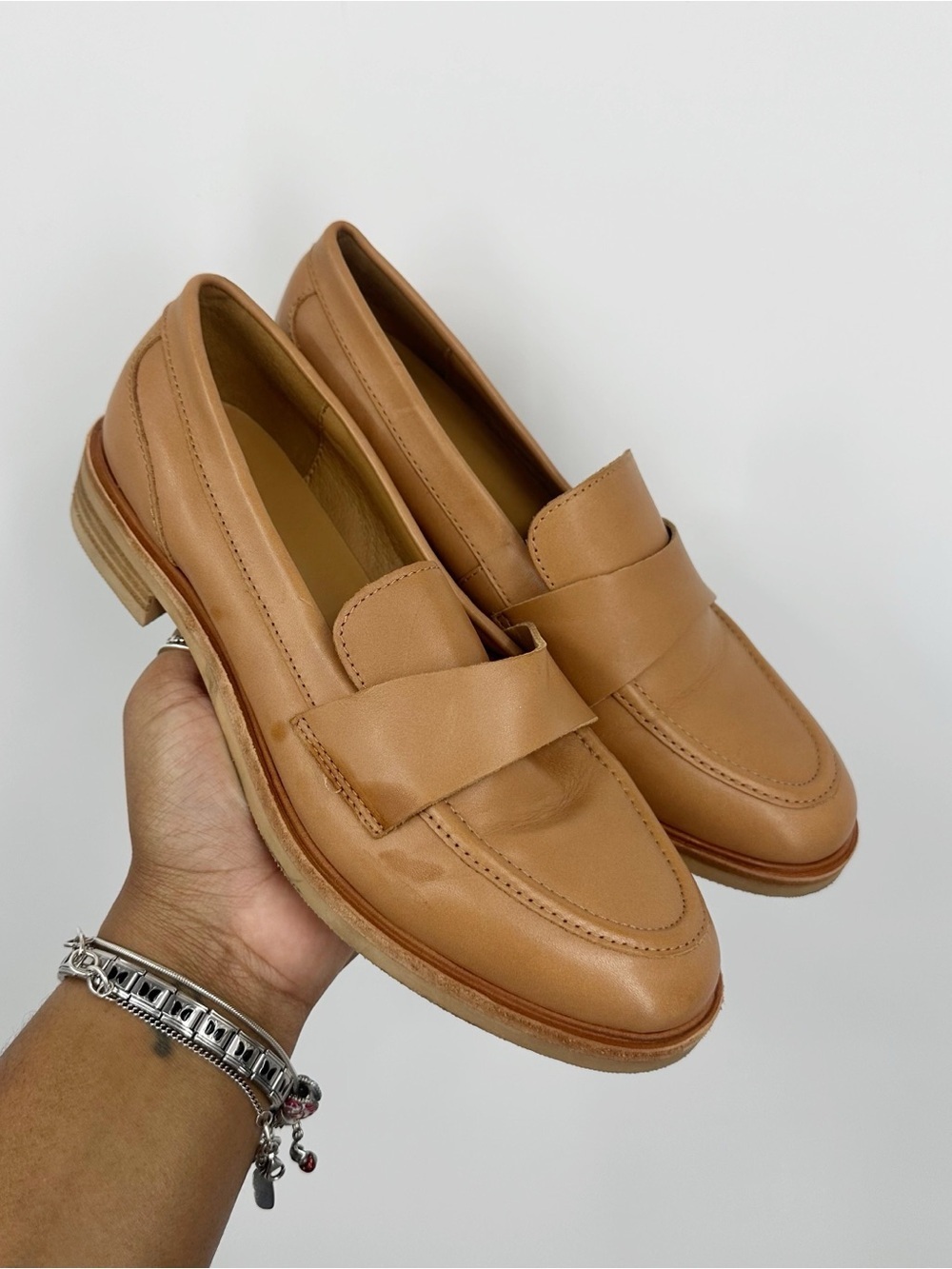 Crown Vintage Brown Loafers Shoes Woman's Size 7.5 Preppy Academia - Picture 11 of 11